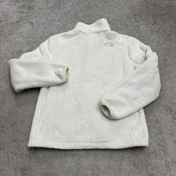 The North Face Osito Fleece Jacket Womens Small White Full Zip Pocket Outdoor - Picture 2 of 16